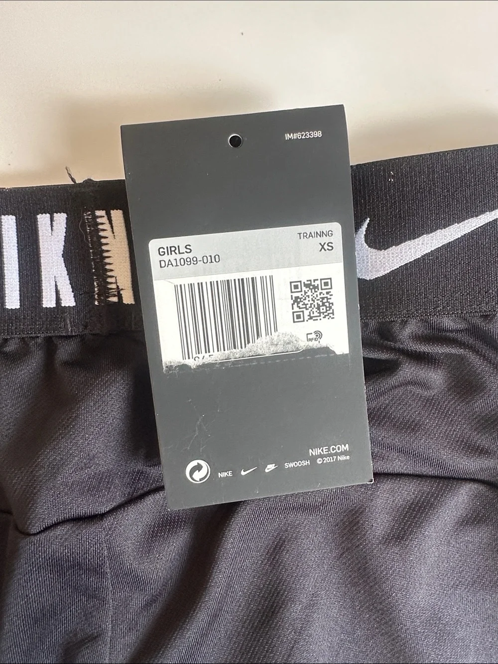 NWT Nike DriFit Trophy Training Shorts Girls Size XS